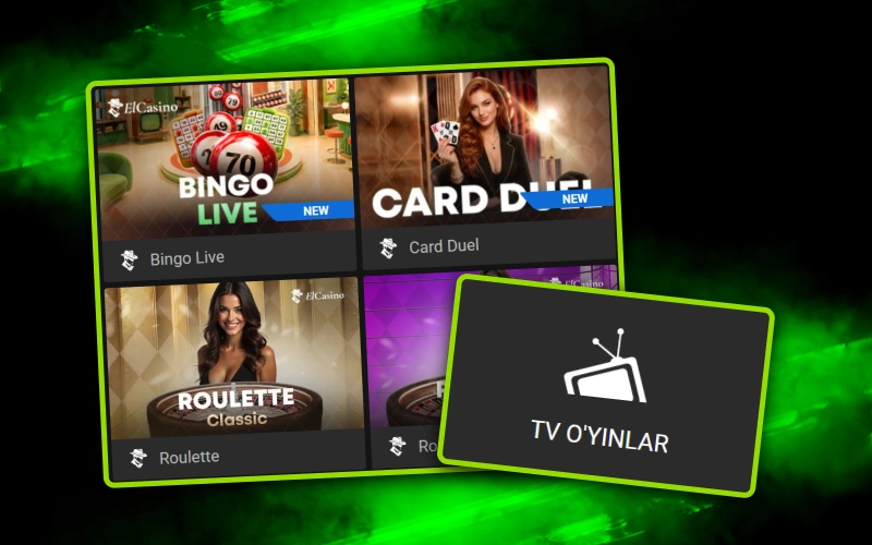 WinWin ilovasida qiziqarli televizion o'yinlarda ishtirok etib, osongina yutib oling.